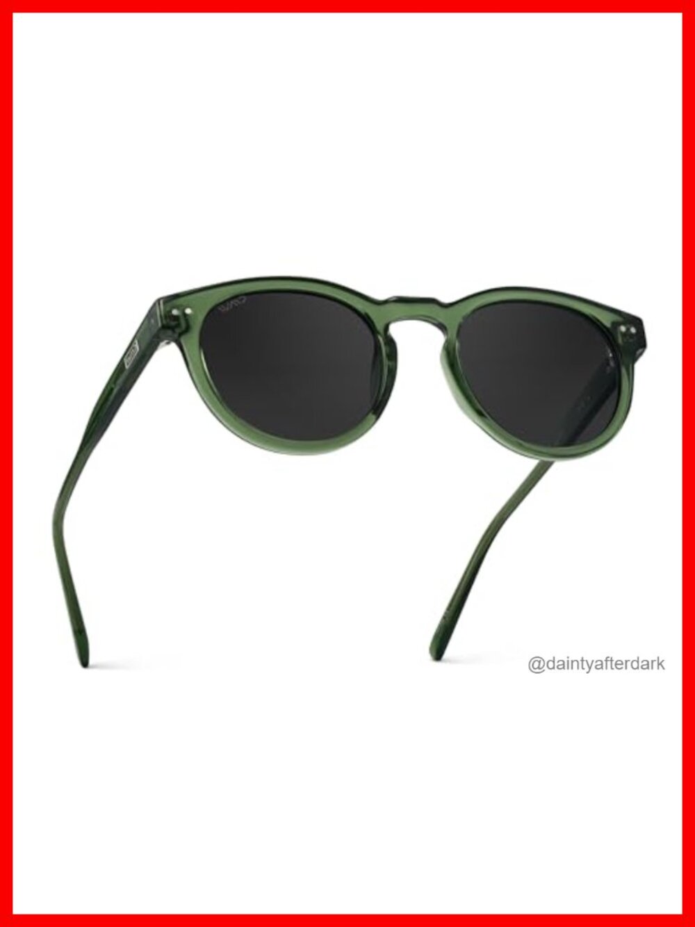 Polarized Round Sunglasses Full Rim UV400 Acetate Retro
